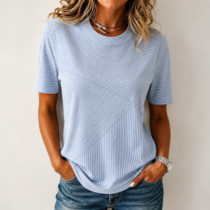 Tess – Striped Casual T-Shirt