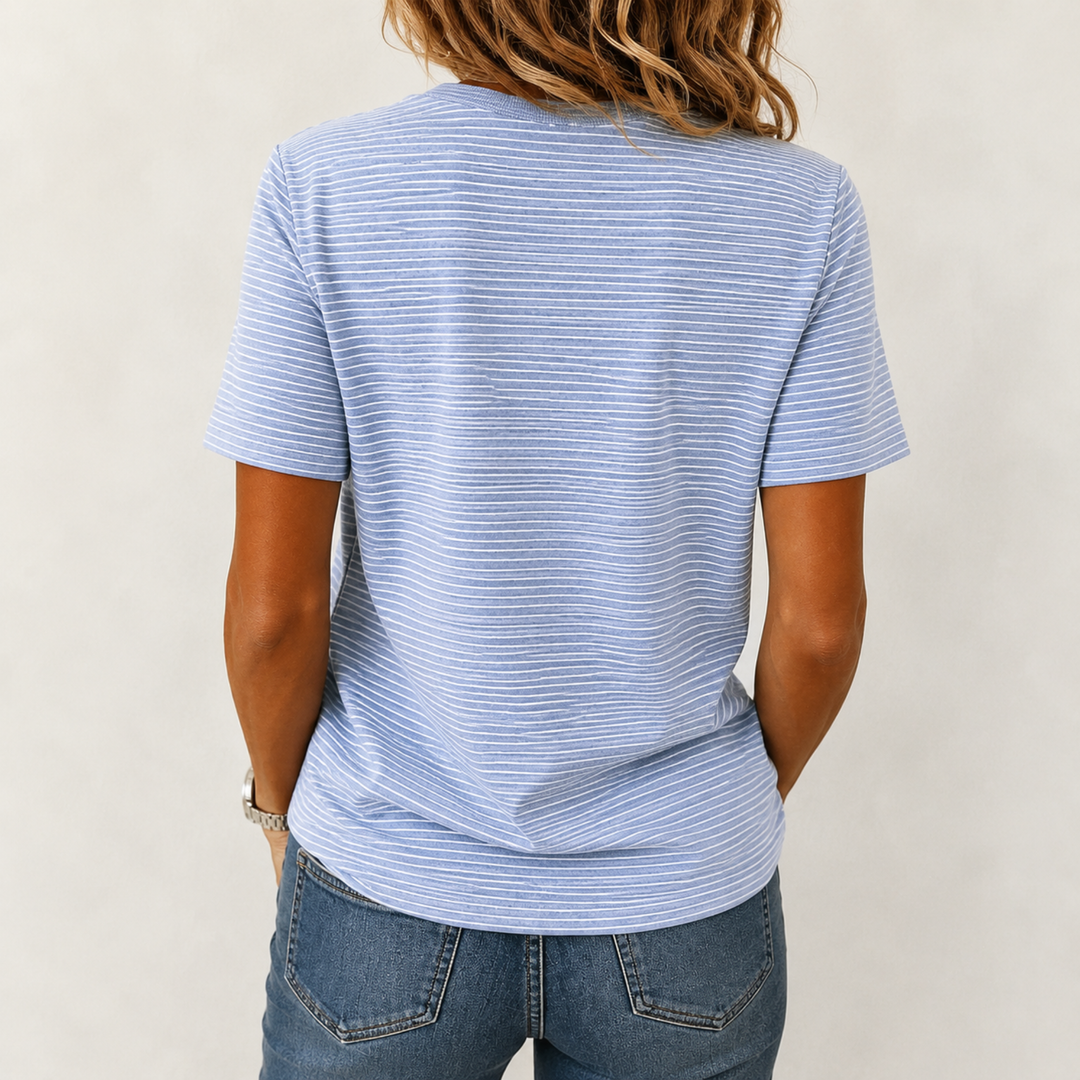 Tess – Striped Casual T-Shirt