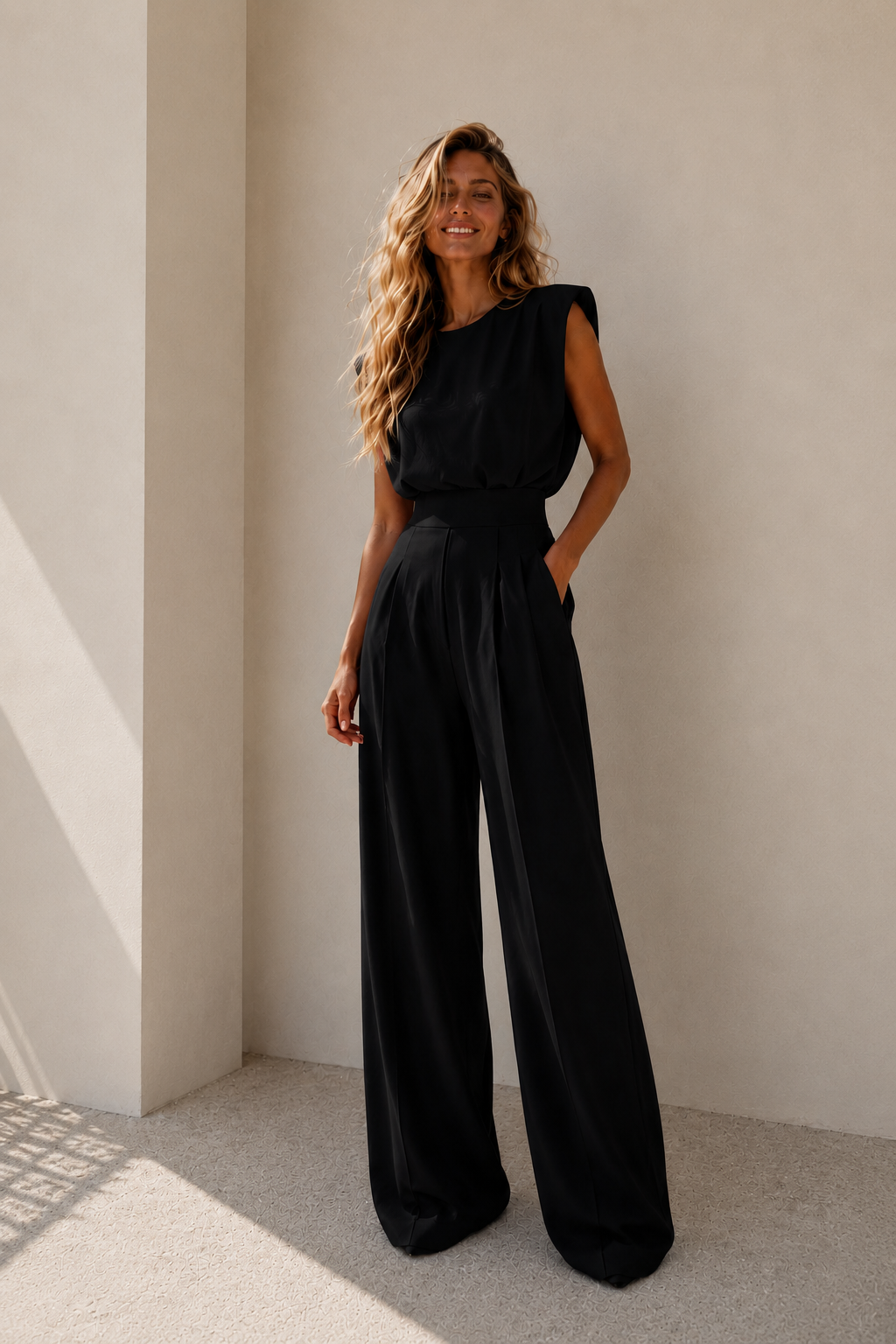 Martina Elegant Wide-Leg Set