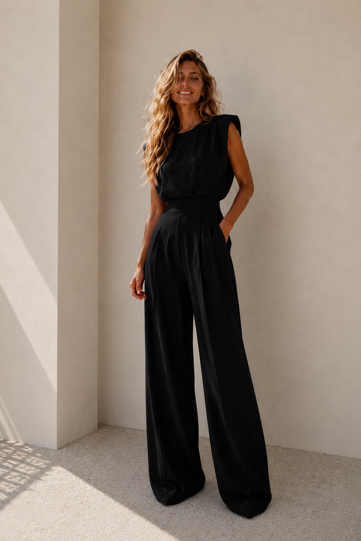 Martina Elegant Wide-Leg Set