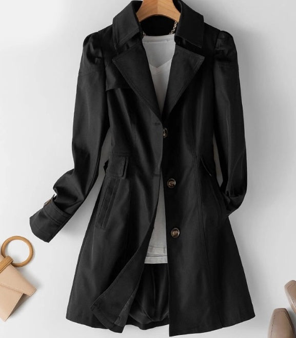 Audrey | Single-Breasted Trench Coat