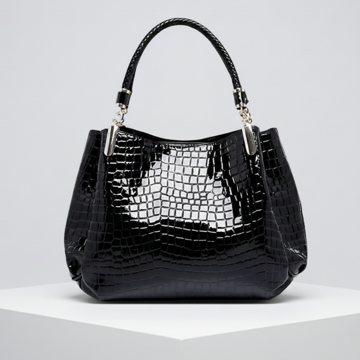 Valentina Crocodile Shoulder Bag