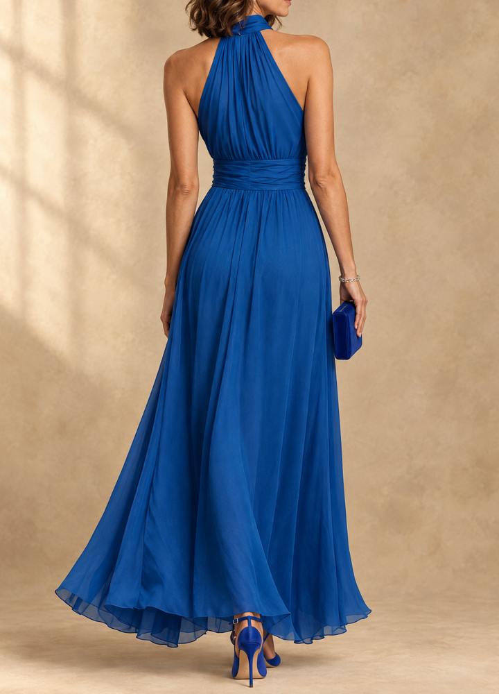 Paula Halter Maxi Dress - Blue