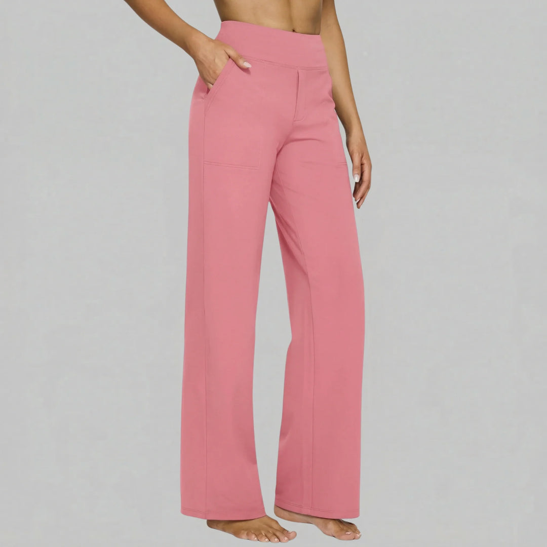 Klara Stretch Pants - Pink
