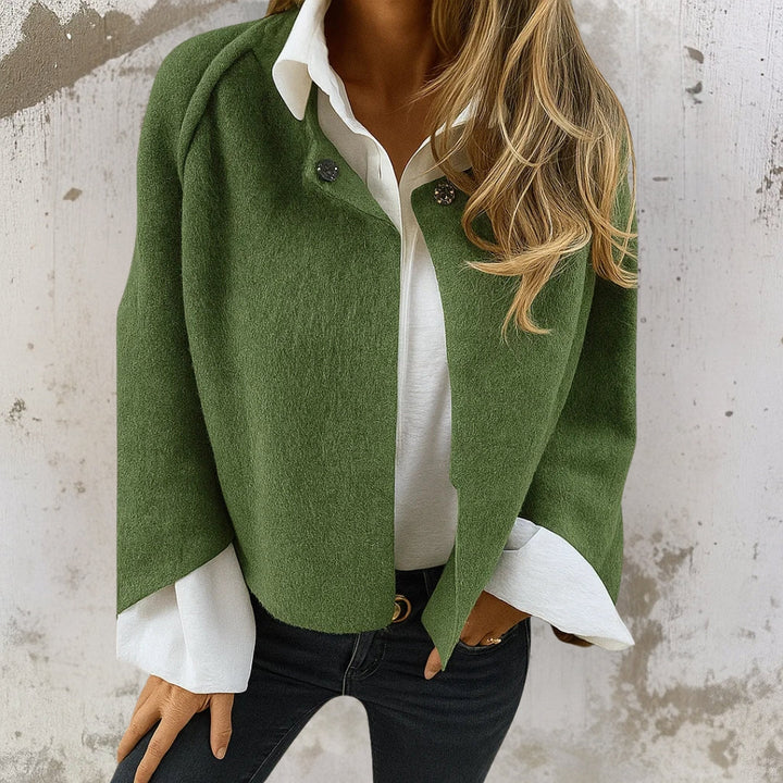Estelle | Cropped Wool-Blend Jacket