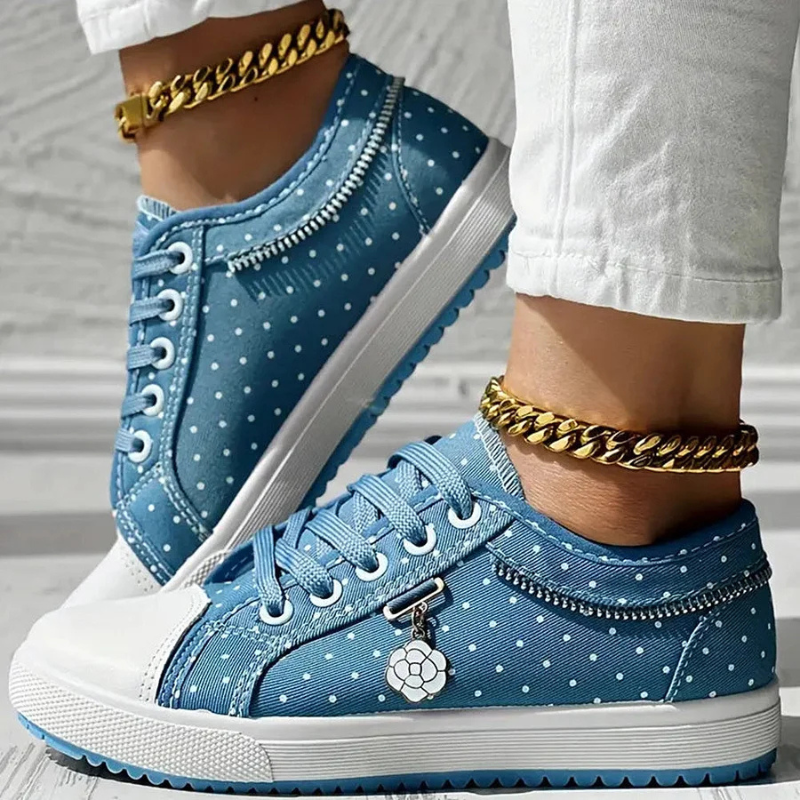 Margaret Elegant Floral Sneakers