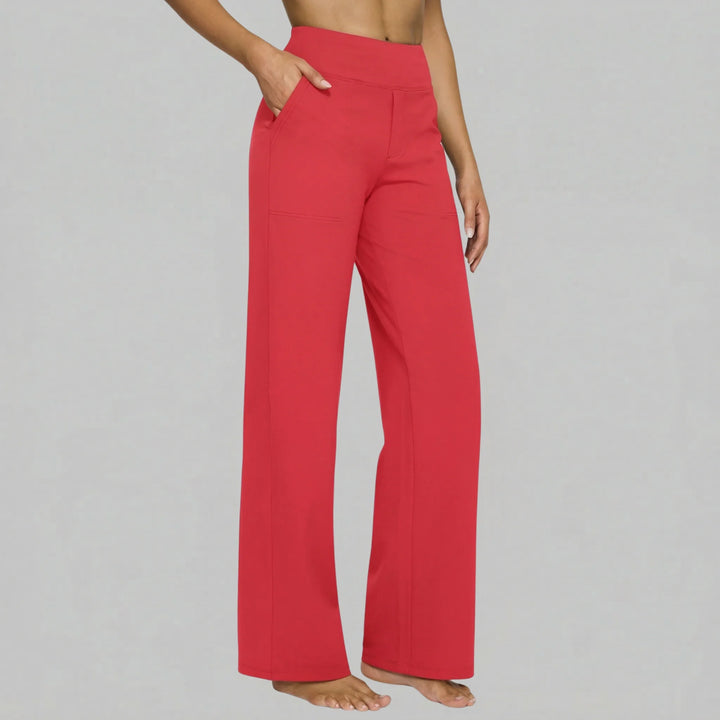 Klara Stretch Pants - Red