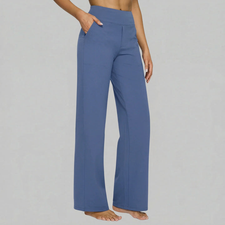 Klara Stretch Pants - Blue Grey