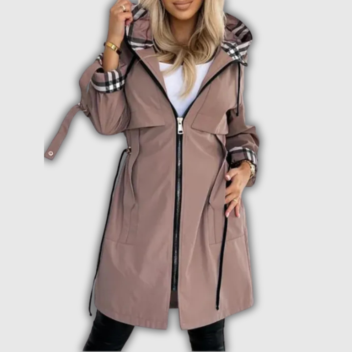 Nora | Hooded Zip Coat