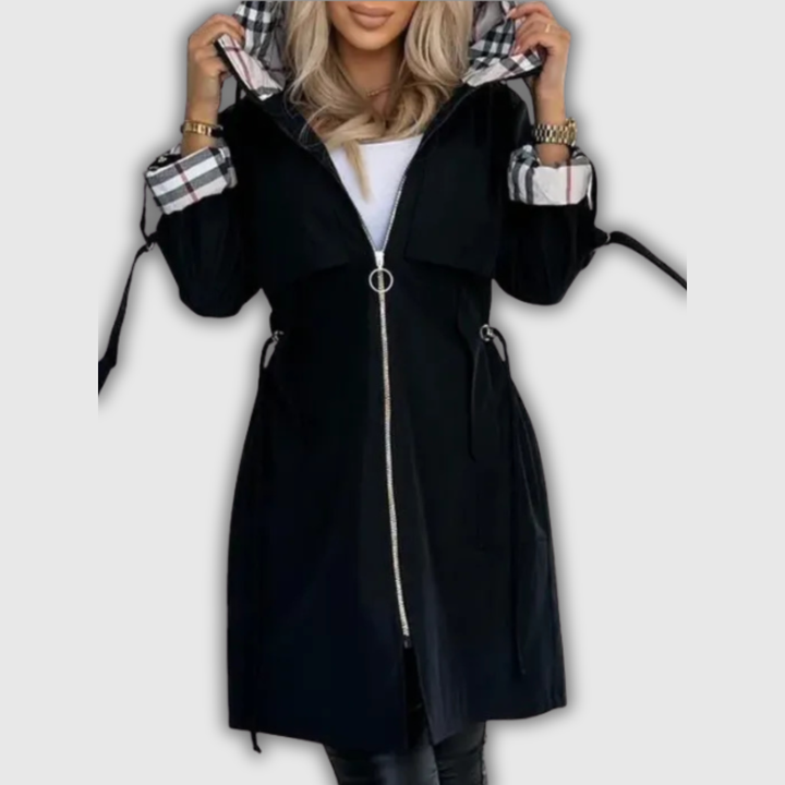 Nora | Hooded Zip Coat