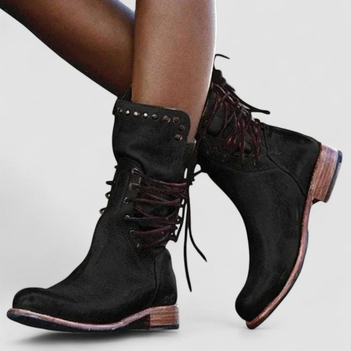 Lorelei™ | Vintage Lace-Up Ankle Boots