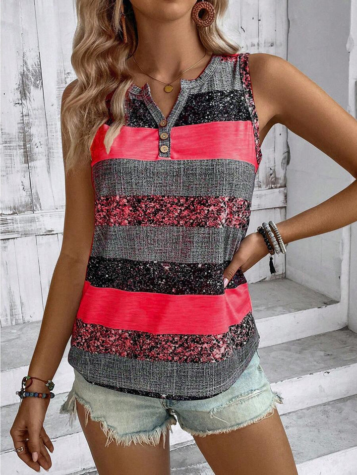 The Emery Sleeveless Print Top