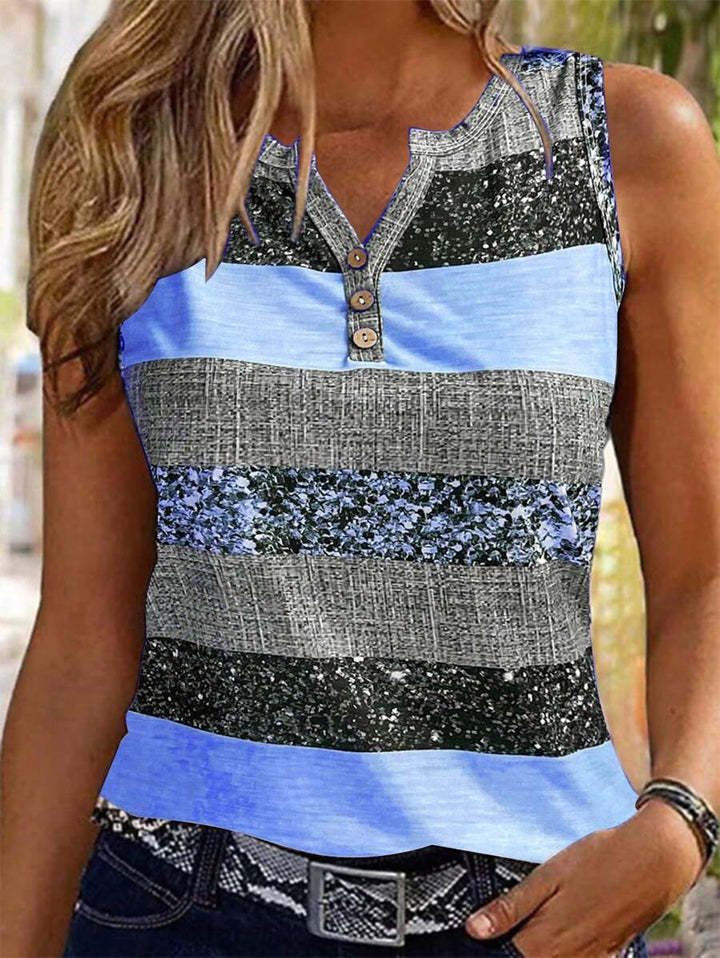 The Emery Sleeveless Print Top