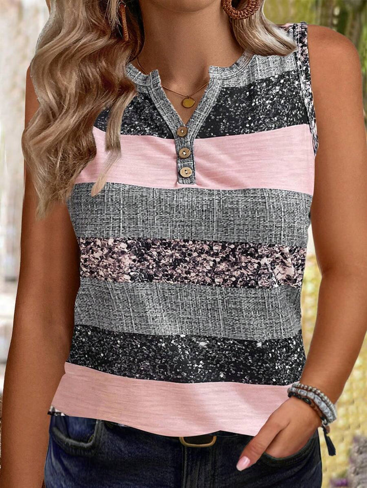 The Emery Sleeveless Print Top