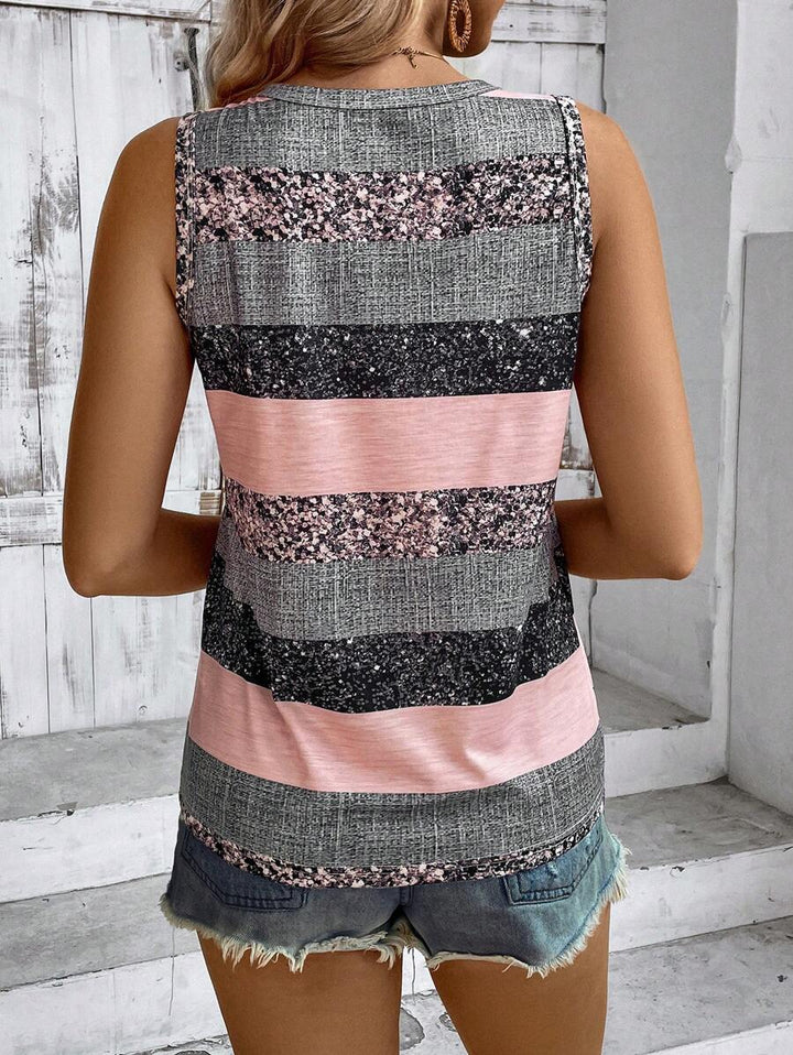 The Emery Sleeveless Print Top