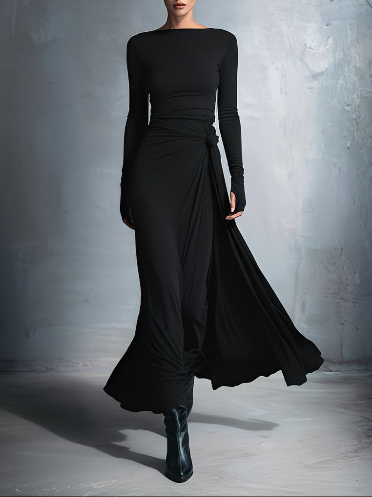 Naiara Maxi Dress with Side Knot