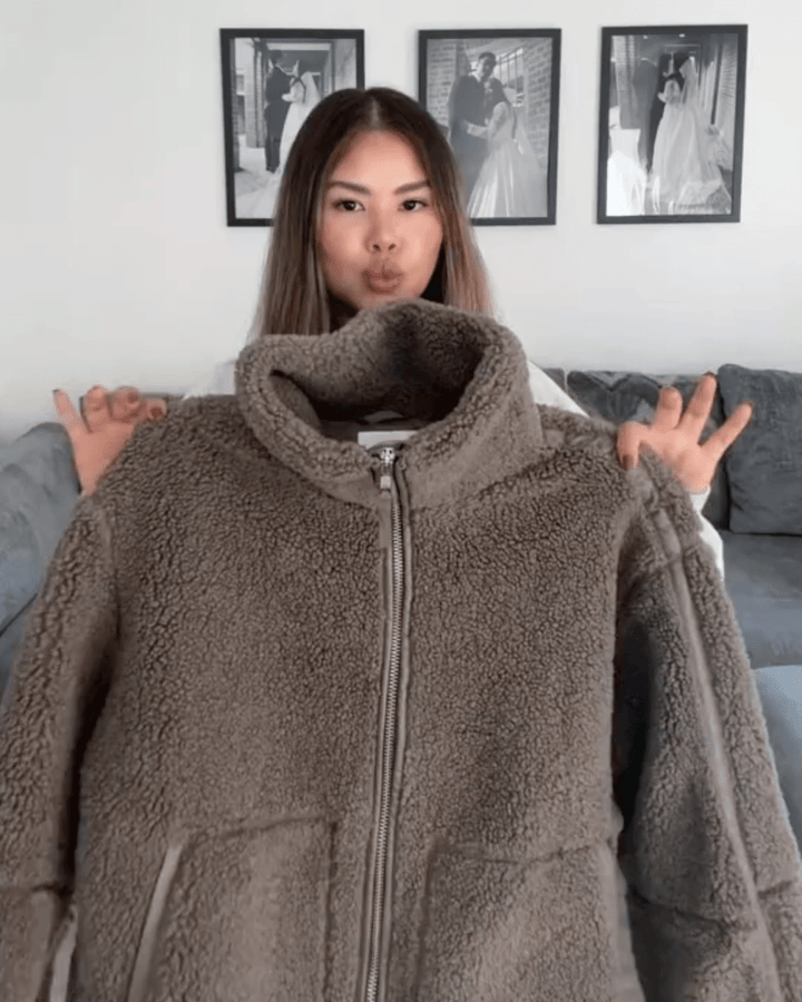 Elsie | Teddy Fleece Zip Jacket
