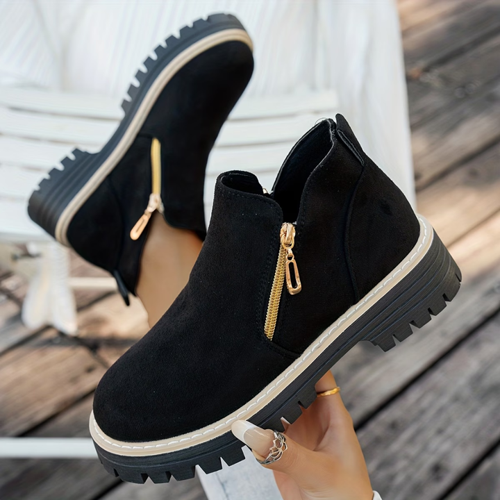 Mila Stijlvolle Ankle Boots - Zwart