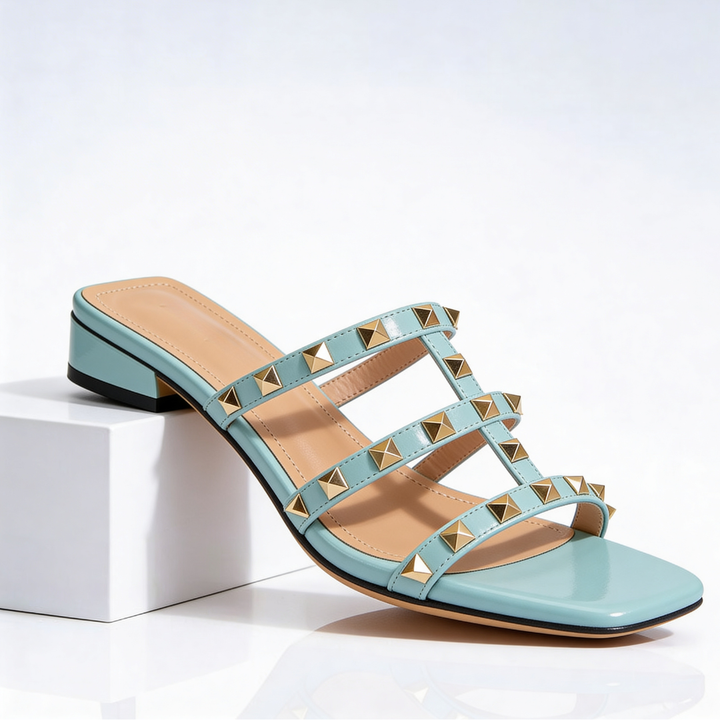 Odette Studded Sandal - Blue