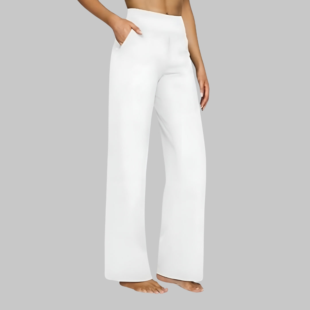 Klara Stretch Pants - White