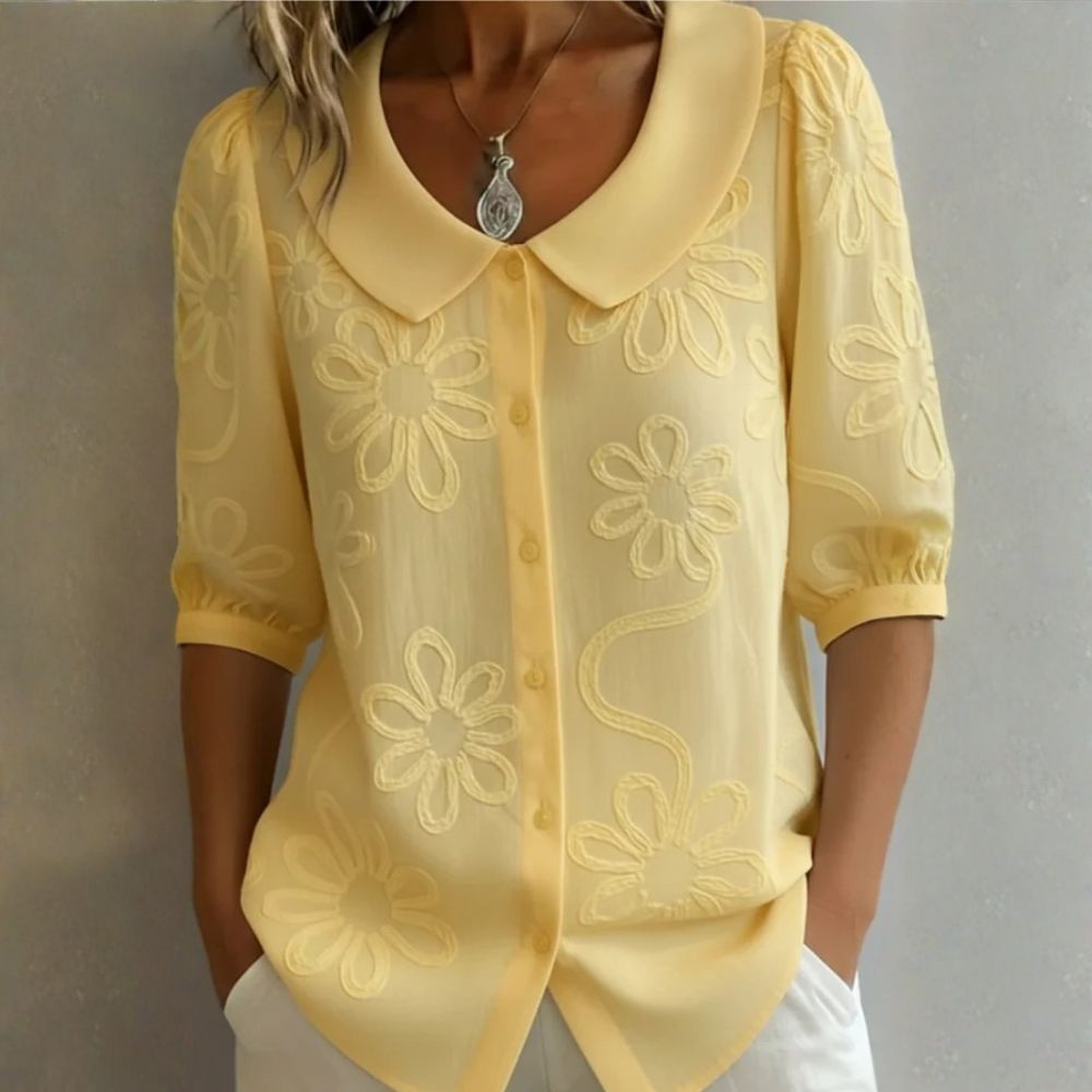 Rosalia – Floral Detail Blouse