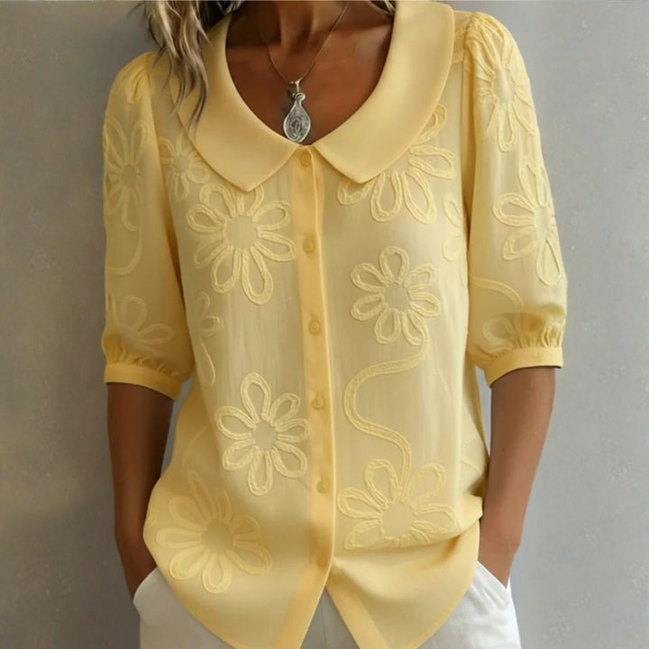 Rosalia – Floral Detail Blouse