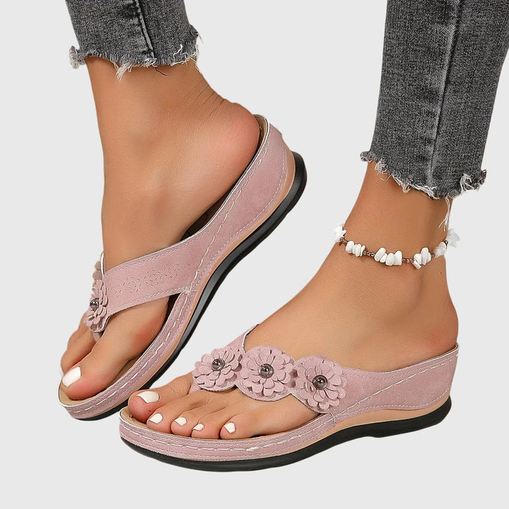 Alexis Orthopedic Flip Flops - Pink