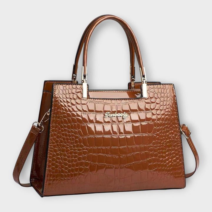 Isabeau – Croc-Effect Structured Bag
