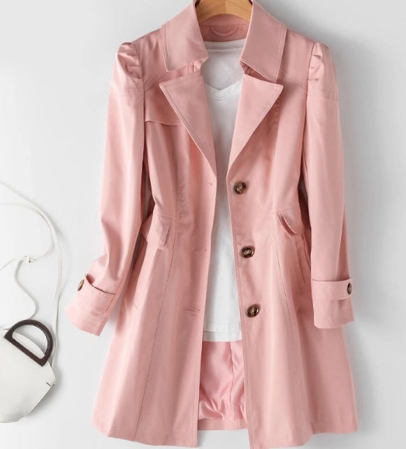 Audrey | Single-Breasted Trench Coat