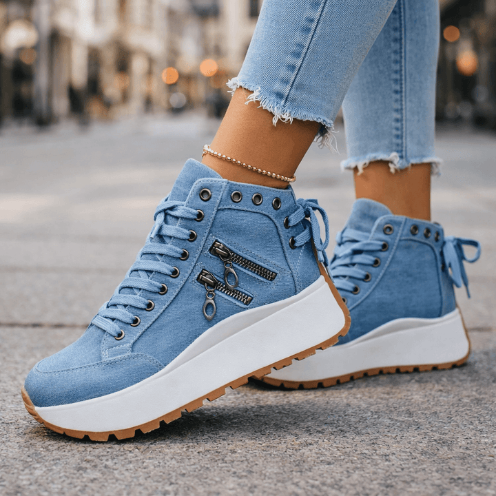 Stella Chunky Zip Sneakers