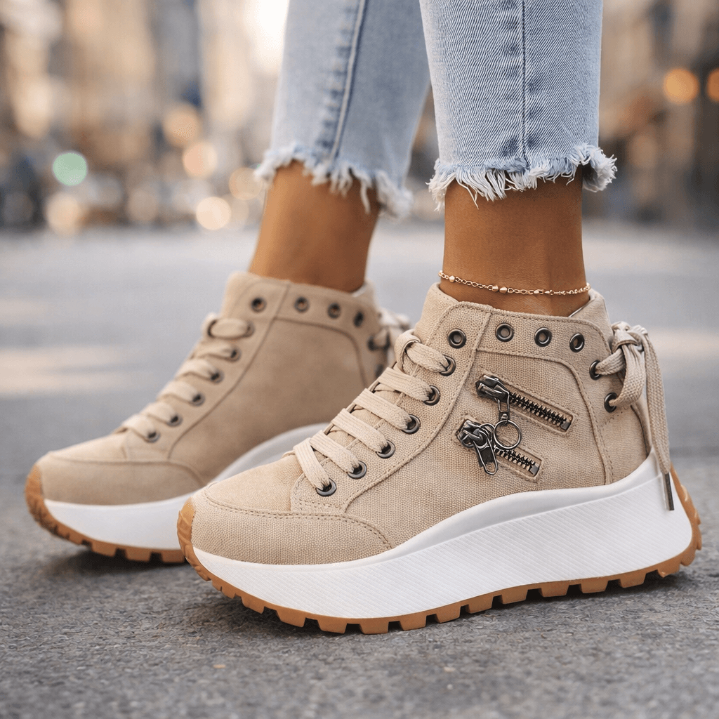 Stella Chunky Zip Sneakers