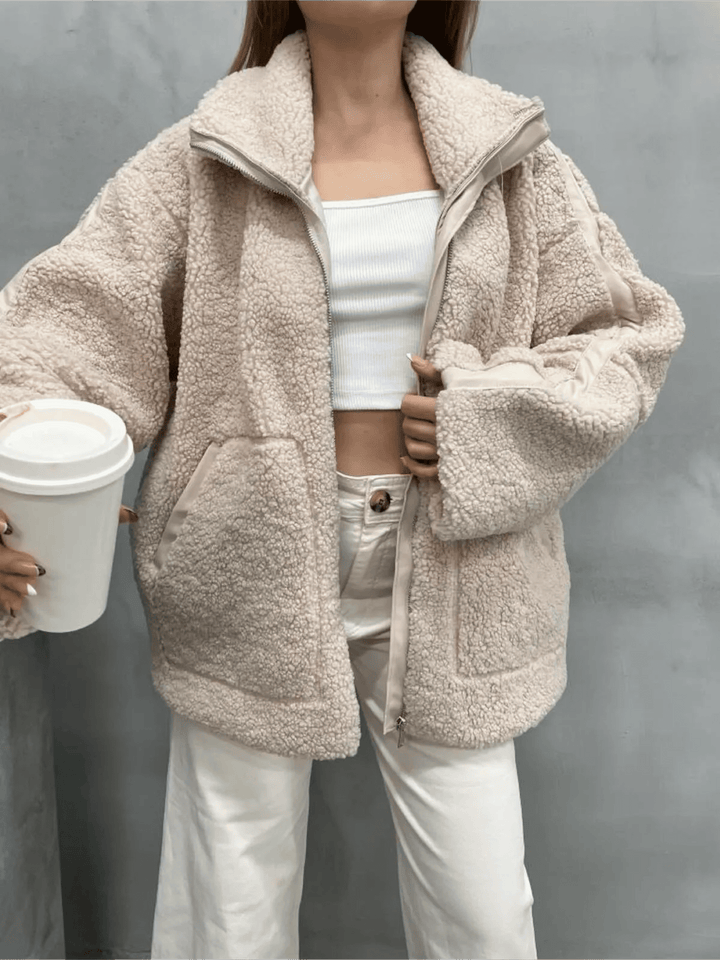 Elsie | Teddy Fleece Zip Jacket