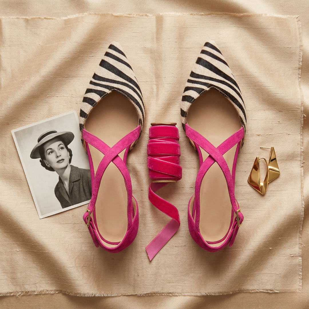 Cleo Ballet Flats with Straps