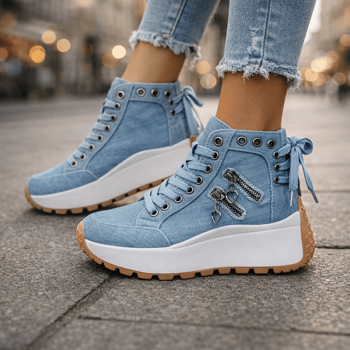 Stella Chunky Zip Sneakers
