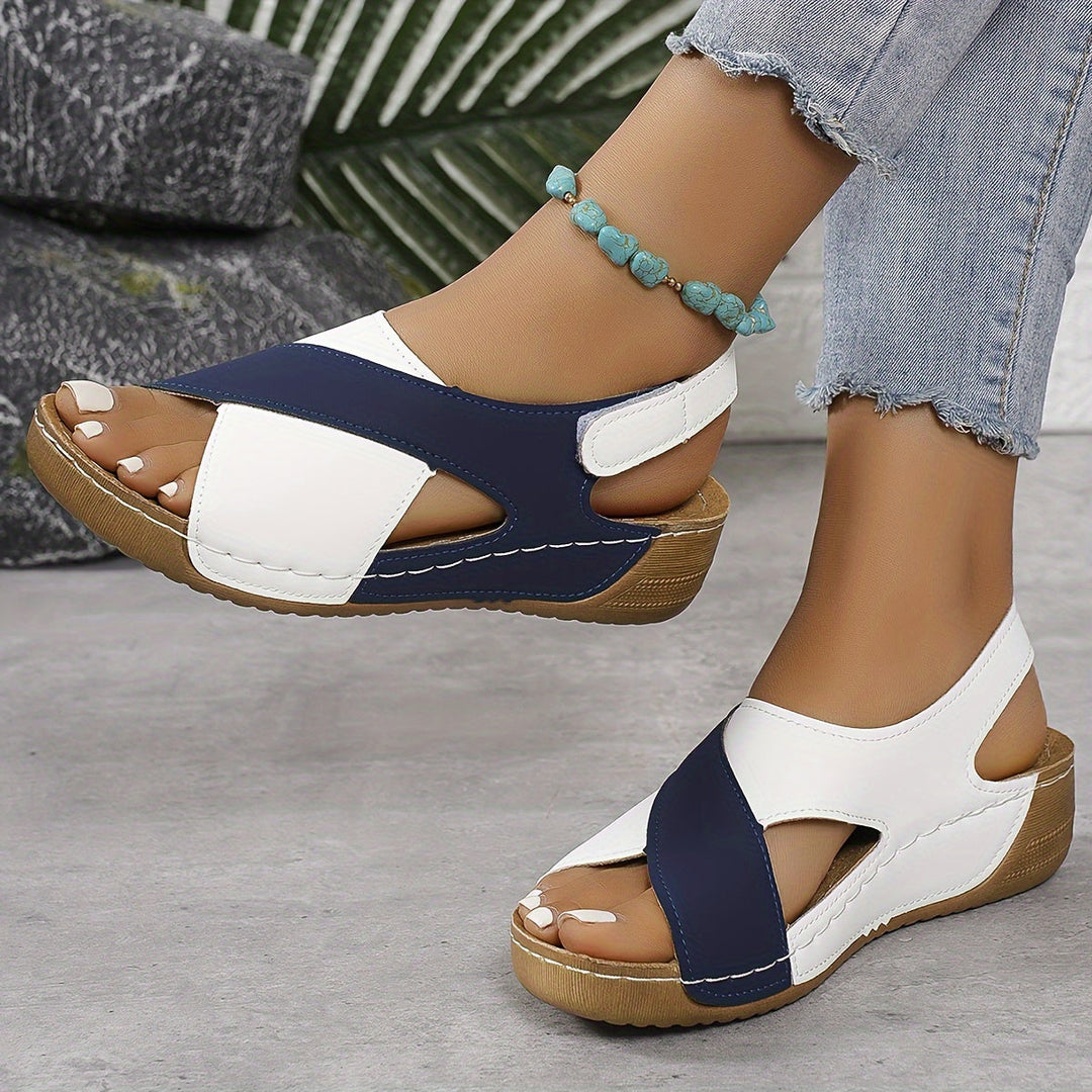 Laura Comfortable Orthopedic Sandal - Blue