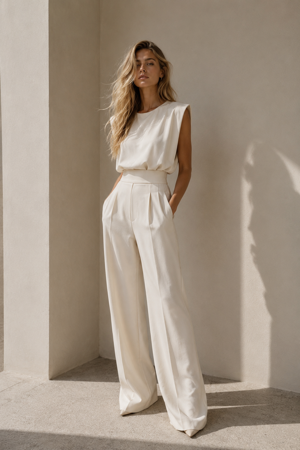 Martina Elegant Wide-Leg Set
