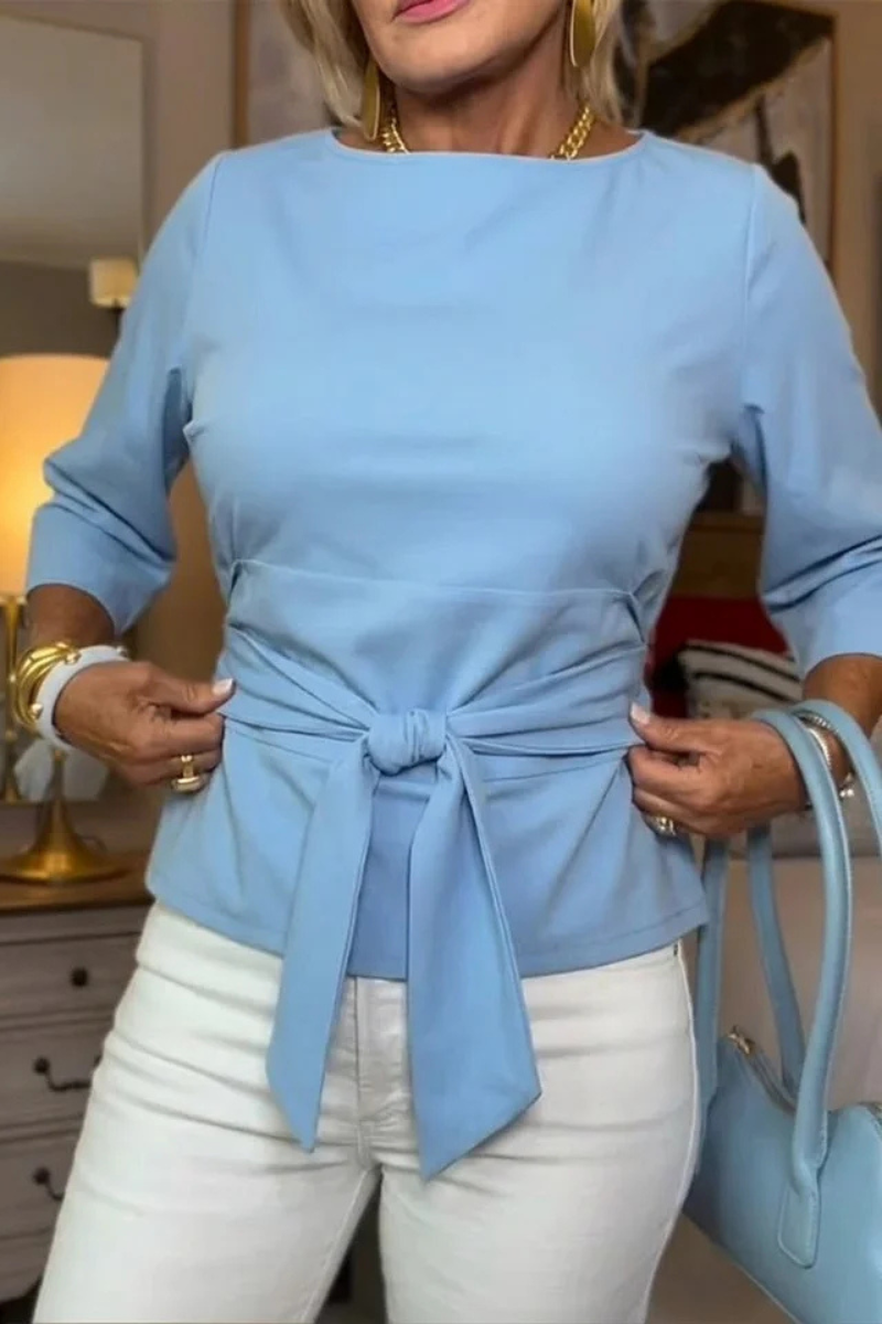Talia Tie Waist Flattering Top