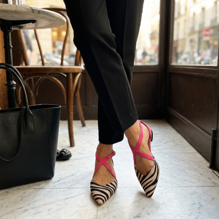 Cleo Ballet Flats with Straps