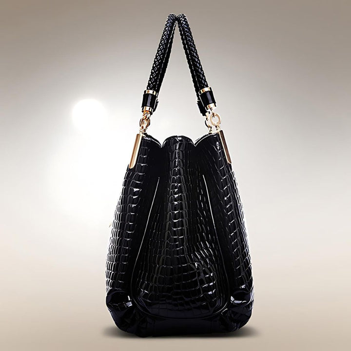 Valentina Crocodile Shoulder Bag