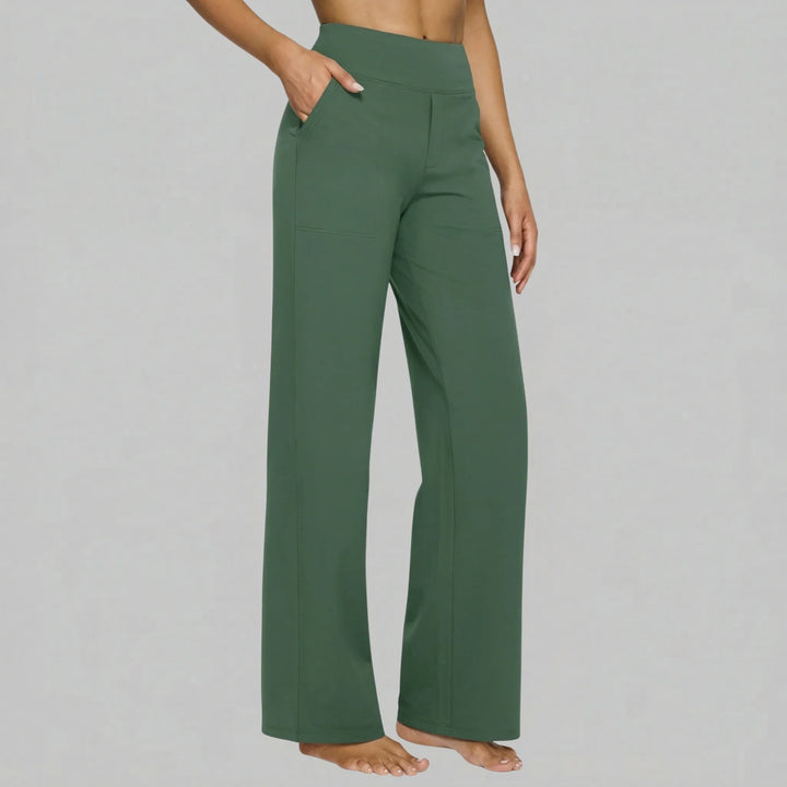 Klara Stretch Pants - Moss Green