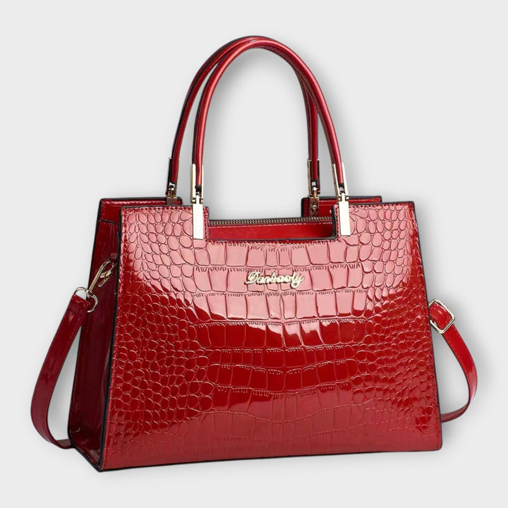 Isabeau – Croc-Effect Structured Bag