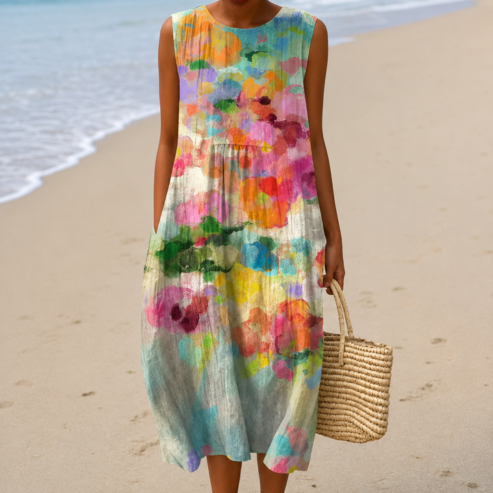 Livia – Floral Midi Dress