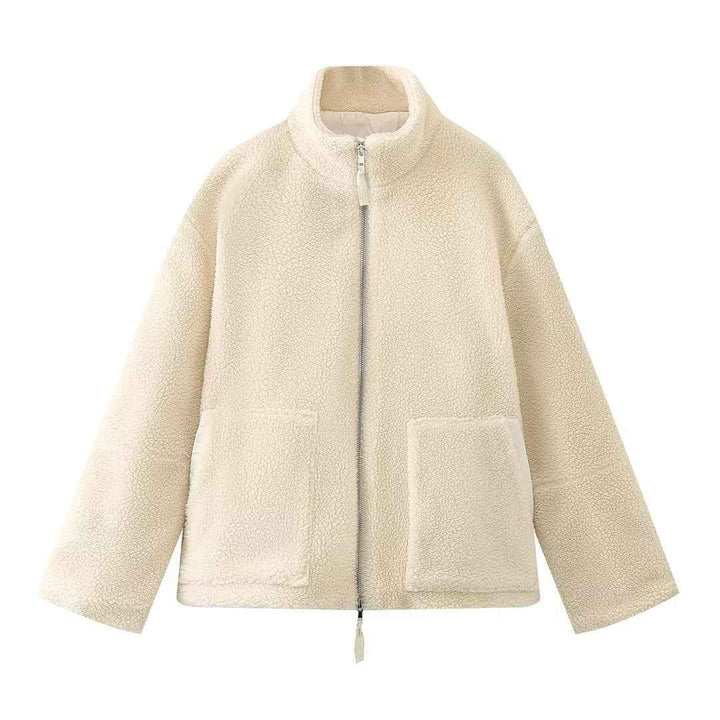 Elsie | Teddy Fleece Zip Jacket