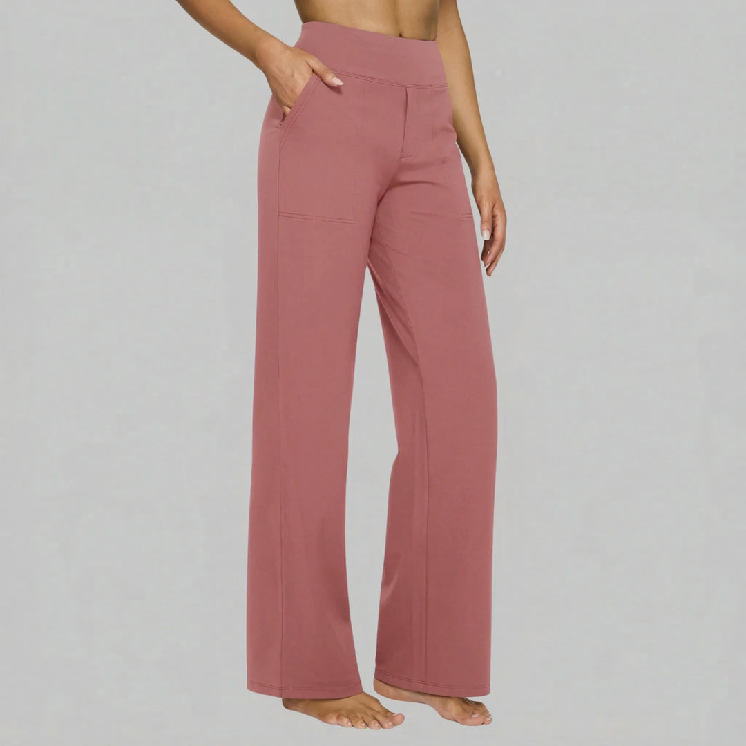 Klara Stretch Pants - Dusty Pink