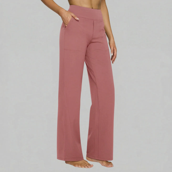 Klara Stretch Pants - Dusty Pink