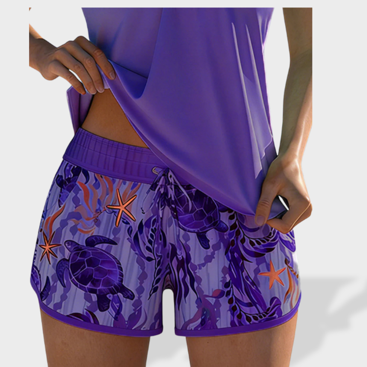 Penelope Elegant Tankini Set with Tummy Coverage