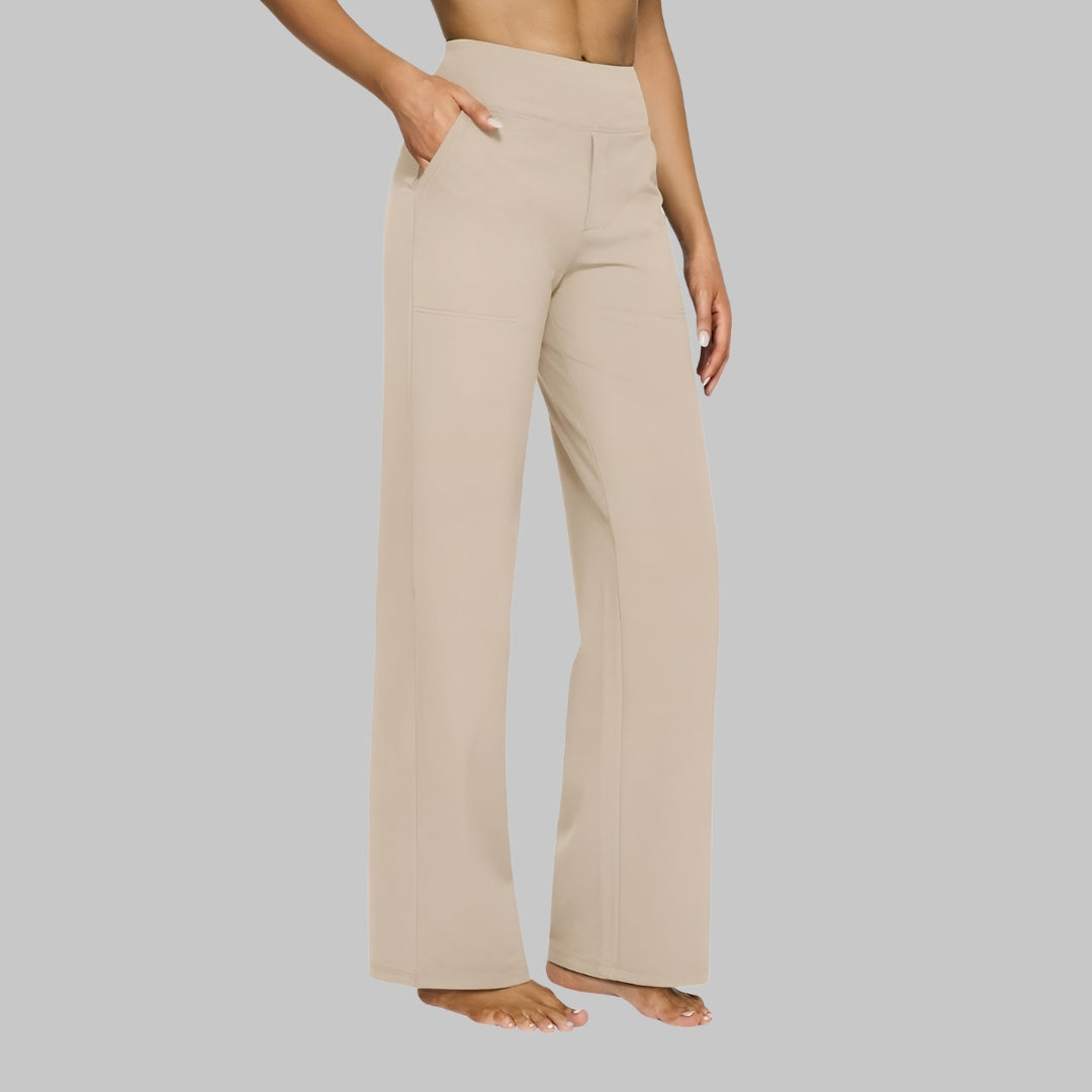 Klara Stretch Pants - Cream