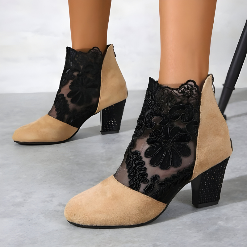 Lynora Orthopedic Heels - Beige