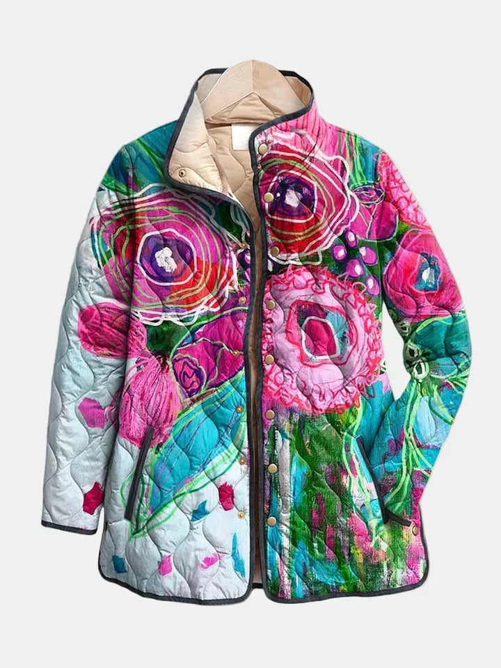 Arianne Elegant Floral Patterned Jacket — Final Edit