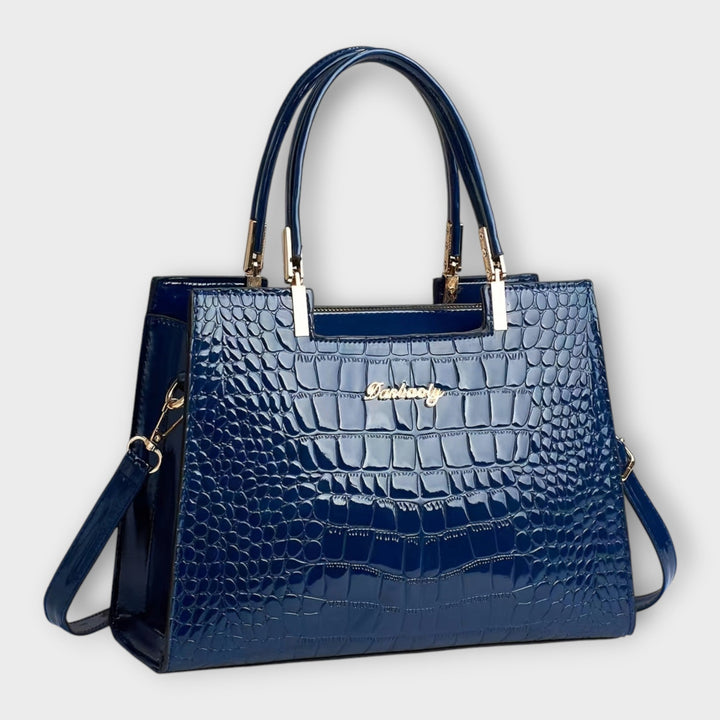 Isabeau – Croc-Effect Structured Bag